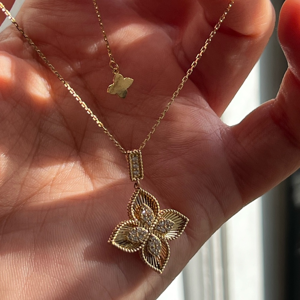 18k gold Necklace and Ring Set - Picture 11 of 15